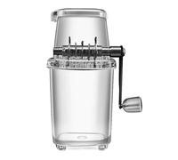 Tritaghiaccio Manuale - Neve Manuale, Creatore Di Coni, Lame Da Taglio In Acciaio Inossidabile, Corpo Trasparent Per Tritare Il Ghiaccio | Strumento Per Tritare Il Ghiaccio Velocemente E A Lunga Dura