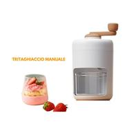 Tritaghiaccio Professionale Macchina Manuale per Granite Gelati Frutta Cocktail