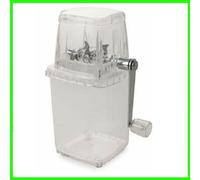 TRITAGHIACCIO TRITA GHIACCIO MANUALE TRASPARENTE PORTATILE CON MANOVELLA DA CASA