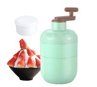 Tritaghiaccio | Utensile Manuale A Manovella,Portatile in Acciaio Inossidabile per Coni Neve,Per Casa Cucina Picnic All Aperto Preparazione Bevande