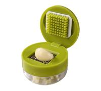 Tritaglio per Aglio | Ergonomico e Portatile con Contenitore e Base Smontabile | Macinaglio di Aglio Manuale | Per Uso Domestico, Cucina, Scuola, Mensa, Campeggio All'Aperto, Barbecue, Ristorante