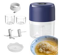 Tritalimentare Elettrico - Mini Da Cucina,Tritaverdure da Campeggio,per Frutta Verdura e Preparazione Pasti Professionisti Indaffarati Appassionati di Cucina e Principianti Camper Dormitorio