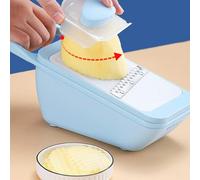 Tritapatate,Affettatrice Manuale Ergonomica Smontabile | Tagliapatate a Griglia | Antiscivolo Ergonomico per Pasta Insalata Frutta Omogeneizzati Preparazione Pasti e per Cucina Domestica e Commerciale