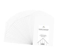 Tritart Cartoncini Bianchi A4-52 Fogli da 300 g/m² - Blocco Cartoncino Bianco A4 per Stampante - Carta per Decorazioni e Stampe - Base per Disegno Pittura Fai da Te