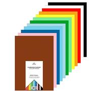 Tritart Cartoncini Colorati A3-60 Fogli da 300 g/m² - Cartoncino Colorato Spesso per Bricolage - Blocco Carta Colorata per Poster e Decorazioni - Confezione Multicolore