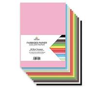 Tritart Fogli Colorati A3 - Blocco di Carta Colorata 60 Fogli 110 g/m² - Cartoncino Colorato per Bricolage - Cartoncini per Poster e Decorazioni - Confezione Multicolore