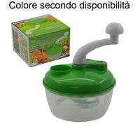 Tritatutto 3 velocità affetta verdure frutta 4 lame cucina minestrone manuale