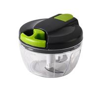 Tritatutto a Corda Manuale, 520ml Frullo il Tuo Tritatutto, Affetta Verdure Manuale con 3 Lame in Acciaio Inox, Taglia, Trita Cipolla Frullatore, Verdure Manuales per Carne, Noci, Cipolla, Aglio