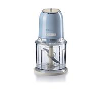 Ariete 438, Tritatutto Vintage, Chopper e Tritaghiaccio, 2 velocità, 4 lame in Acciaio Inox, Tazza graduata 600 ml, 400 W, BeigeTritatutto a 2 velocità , 2 pulsanti e 4 lame in Acciaio Inox. Tritaverdure e Tritaghiaccio. Tazza graduata da 600ml.