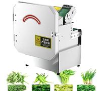 Tritatutto commerciale per cipollotti, tagliaverdure elettrico, macchina per tagliare porri a 700 battiti al minuto per aglio, zenzero, peperoncino, patate, spessore regolabile da 1,5 a 35 mm