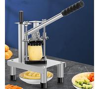 Tritatutto commerciale per verdure e frutta con 3 lame di ricambio, taglia patate e affetta patate in acciaio inossidabile per ristoranti e cucina domestica