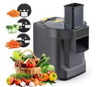 Tritatutto elettrico 3 in 1, affettatrice, trituratore per cipolle, carote, cetrioli, macchina automatica per tagliare frutta e verdura