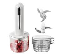 Tritatutto Elettrico a Molla,Schiaccia Aglio Automatico con Ricarica USB | Robot da Cucina | per Cucina Carne Verdure Frutta Cipolla