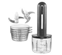 Tritatutto Elettrico a Molla, Schiaccia Aglio Automatico con Ricarica USB, Trita, per Preparare Verdure, Cipolle, Carne, Insalate, Frutta, e