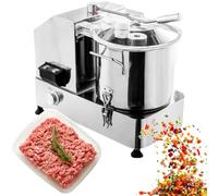 Tritatutto elettrico ad alta velocità per verdure, attrezzatura da cucina con finestra trasparente visibile, 6/9/12/15 l per cucine commerciali e ristoranti,9L
