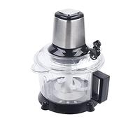 Tritatutto elettrico da cucina con ciotola in acciaio inox da 5 l, tritacarne multiuso, tritacarne con 4 lame per carne, cipolle, frutta, verdura