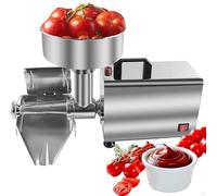 Tritatutto elettrico e affettatrice, regolabile in acciaio inox per alimenti e salsa Maker, Filtro per pomodori commerciale, Macchina elettrica per frutta e marmellata