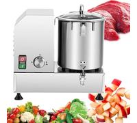 Tritatutto elettrico e robot da cucina, ciotola per verdure e carne, velocità regolabile, capacità 6 l per tritare verdure, noci, cereali e carne