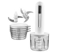 Tritatutto Elettrico, Frantoio Di Frutta Ricaricabile USB, Trituratore Multifunzionale Piccolo Senza Cavi Per Aglio Frutta Tritare Cipolla Tagliare Cibo Bambino Insalate