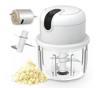 Tritatutto Elettrico, Mini Tritatutto Da Cucina Elettrico, Elettricos Per Cipolla 100/250/350 Ml, Piccolo Tritatutto Aglio Con Connessione Usb, Per Pesto, Verdure, Carne, Frutta, Spezie