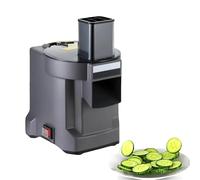 Tritatutto Elettrico Multifunzionale per Verdure, Robot da Cucina 3 in 1 con Lame in Acciaio Inossidabile, Tritatutto, Affettatrice e Grattugia Automatica per Cucina, 220V