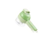 Tritatutto elettrico per aglio, 4 In 1 Tagliaverdure Elettrico Portatile Senza Fili Robot Da Cucina Affettatrice Set Pepe Aglio Purè Macinato Gadget,Mini robot da cucina