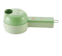 Tritatutto elettrico per aglio, 4 In 1 Taglierina Elettrica Portatile Per Verdure Affettatrice Wireless Per Robot Da Cucina Set Pepe Aglio Mash Gadget Tritati,Mini robot da cucina