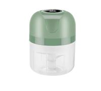 Tritatutto elettrico per aglio, Mini Tritacarne Elettrico Portatile USB Per Tritare L'aglio, Adatto Per Snack Al Peperoncino, Tritatutto Per Alimenti Da Cucina,Mini robot da cucina(250ml-green)