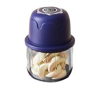 Tritatutto elettrico per aglio - verdure | Frullatore, affettatrice ricaricabile, mini robot da cucina, trita-aglio, tritaverdure wireless per, frutta, carne