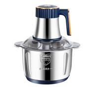 Tritatutto Elettrico Per Cucina | Tritacarne in Acciaio Inossidabile,5 L Automatico Per Preparazione Pasto Macinazione Ghiaccio Noci Cereali