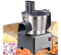 Tritatutto elettrico per verdure automatico, con motore silenzioso e lame multiple, per uso commerciale e domestico