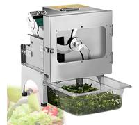 Tritatutto elettrico per verdure con finestra trasparente, affettatrice per verdure da 300 W, robot da cucina,tritatutto professionale per verdure,regolabile da 1,3 a 35 mm per erba cipollina