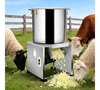 Tritatutto elettrico per verdure, processore commerciale per pollame con 4 lame, 3500 giri/min, affettare velocemente per l'alimentazione efficiente di pollo, anatra maiale