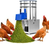 Tritatutto Elettrico Professionale Per Verdure, 1500 W, In Acciaio Inossidabile, Per Mangimi Avicoli, Tritatutto Multifunzionale Per Pollo, Bovini, Ovini, Ideale Per Allevamenti E Uso Domestico.