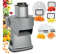 Tritatutto Elettrico, Robot da Cucina 4-in-1 con Taglio Regolabile