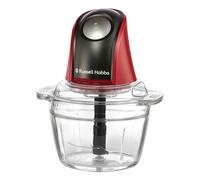 Tritatutto Elettrico Russell Hobbs 27130-56 0,5L 200 W Nero, Rosso, Trasparente