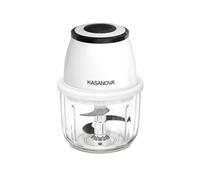 KASANOVA Tritatutto elettrico a batteria con contenitore, bianco da 300 ml