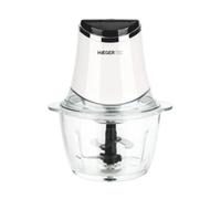 Tritatutto Haeger CH-30W.007A 1,2 L 300 W vetro inox 2 velocita