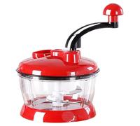 Tritatutto manuale, 14 x 19,5 cm, 2 l, portatile, corda robusta, tagliaaglio, cipolla, noci, cucina, pratica, grande capacità, compatto, accessorio versatile