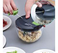 Tritatutto Manuale 520ml per Alimenti con Lame in Acciaio Trita Verdura la base