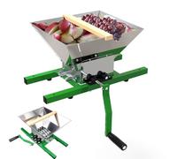 Tritatutto manuale per frutta e verdura, macchina per macinare e sminuzzare la frutta in acciaio inox con capacità di 7 litri, spremiagrumi portatile per mele, macina per uva(Apple Crusher)