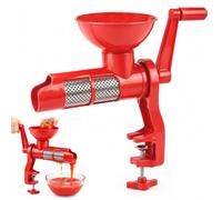 Tritatutto manuale per pomodori in acciaio inox e plastica | Estrattore di succo di pomodori, multiuso, spremiagrumi manuale per frutta, spremiagrumi manuale per salsa di pomodoro
