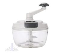 Tritatutto manuale portatile - tritaverdure per frutta e verdura multifunzionale | robot da cucina manuale con contenitore, tritatutto rapido con manico pieghevole, ideale per il campeggio