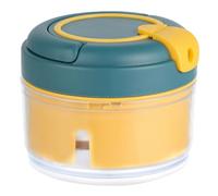 Tritatutto manuale - Tritatutto per Cipolle 200 ml - Plastica PP - Mini Tritatutto 5 Secondi - Per Verdure, Cipolle, Aglio (Giallo-Blu)