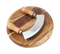 Tritatutto Mezzaluna e Tagliere Facile da Pulire per Uso Cucina Quotidiano