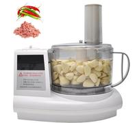 Tritatutto per aglio da 500 W, robot da cucina elettrico da 1,5 L, 3 velocità regolabili, triturazione rapida, doppia lama, adatto per zenzero, pepe, frutta, carne