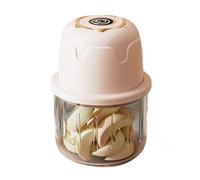 Tritatutto per aglio elettrico, tritacarne elettrico - schiacciapatate per frantoio di frutta | robot da cucina senza fili da 350 ml, tritaverdure ricaricabile, frullatore per noci