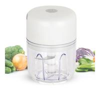 Tritatutto per aglio elettrico, tritatutto per aglio elettrico portatile | Robot da cucina Chopper | Tritatutto portatile senza fili, tritatutto in acciaio inossidabile 304 con USB ricarica