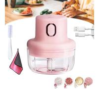 Tritatutto Senza Fili Skypicnic, 2025 Nuovo Tritatutto Ricaricabile Usb, Tritatutto E Tritatutto Elettrico Per Aglio, Gadget Da Cucina Ricaricabile Con Lame In Acciaio Inox (100ML)