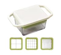 Tritatutto Tagliaverdure Robot Da Cucina Antiruggine A Pressione 3 Misure | Tagliaverdure E Taglierina Per Insalata Per Frutti Cipolla Cucina Ristorante Diner Campeggio Picnic UN